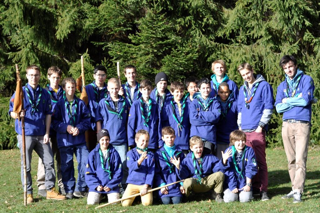 la troupe lors du week-end 2015
